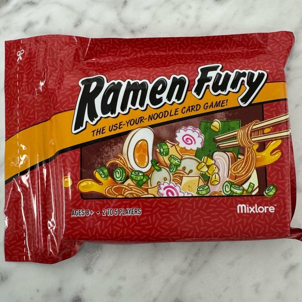 Ramen Fury Card Game NWT